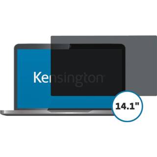 👉 Zwart stuks beeldschermfilters Kensington privacy svhermfilter voor laptop 14.1 inch 16:10, 2 weg, verwijderbaar 4049793057644