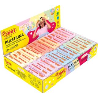 👉 Boetseerpasta pastel stuks herbruikbare blauw Jovi Plastilina Pastel, 30 pakjes van 50 gr 8412027031936