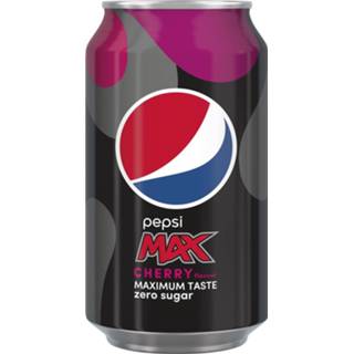 👉 Frisdrank blik stuks drank Pepsi Max frisdrank, cherry, van 33 cl, pak 24 8715600238105