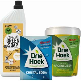 👉 Donkergroen active Marcel's Green Soap&Driehoek Was Pakket 7434940862825