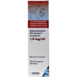 Active Sandoz Xylometazoline 1.0% Spray 10 ml 8712371007244