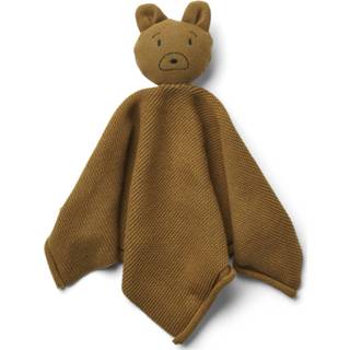 👉 Knuffeldoek active Liewood Milo Knit Knuffeldoekje - Mr Bear Golden Caramel 5713370533485