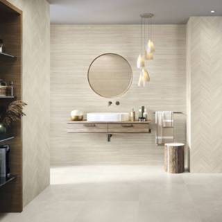 👉 Wandtegel Larchwood Maple 40x120 cm Creme Baldocer