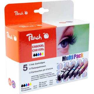 👉 Multikleur Peach Canon Cartridge Combipack 580/581xxl 7640182386481