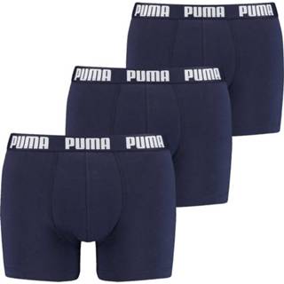 👉 Boxershort katoen s unisex blauw Puma boxershorts navy 3-pack-S 8720245134712