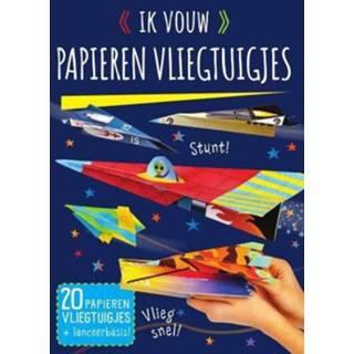 👉 Vliegtuig papieren active Standaard uitgeverij (ik vouw) vliegtuigjes 9789002274596