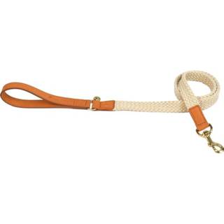 👉 Looplijn bruin Fantail Tau - Hondenriem 120 cm Lichtbruin 5411468157192