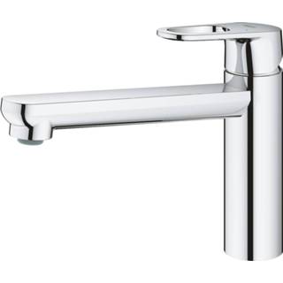 Keukenkraan chroom medium GROHE QuickFix Start Flow met hendel uitloop,