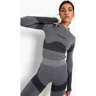 Dikke Naadloze Corrigerende Sporttop, Grey