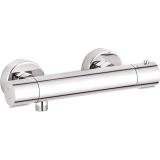👉 Douchekraan chroom Kludi Basic thermostatisch met koppelingen HOH = 15 cm, 4017080089524
