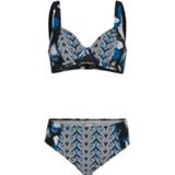 👉 Bikini blauw zwart wit accentueert uw decolleté Maritim Zwart/Wit/Royal blue 4055707328694