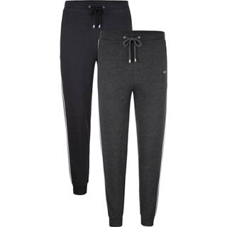 👉 Joggingbroek gemêleerd mannen zeer comfortabel Joggingbroeken per 2 stuks G Gregory Antraciet::Zwart 4055707173843