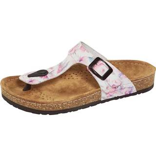 👉 Slippers multicolor textiel gebloemd vrouwen Wijdte G Teenslipper Julietta 4055707952677