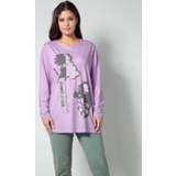👉 Shirt lavendel katoen motief vrouwen met voor Janet & Joyce 4055707601438