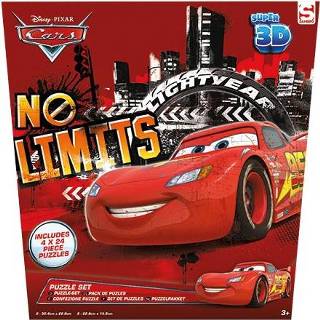 👉 Puzzel active Disney Cars 4in1 3D 5055114311691