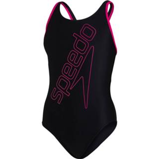 👉 Speedo Girl's Boom Logo Placement Flyback - Badpakken