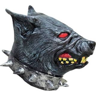 👉 Active Griezelig masker wolf met ketting 8712364618556