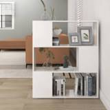 👉 Boekenkast wit active Boekenkast/kamerscherm 80x24x94 cm spaanplaat hoogglans 8720286650875