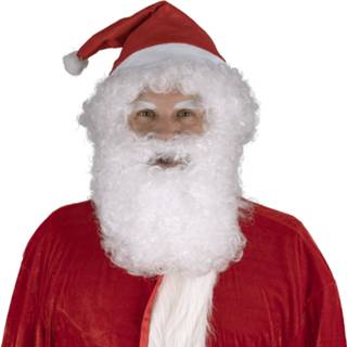 👉 Pruik active Kerstman baard met luxe fijne krul 8712364025330