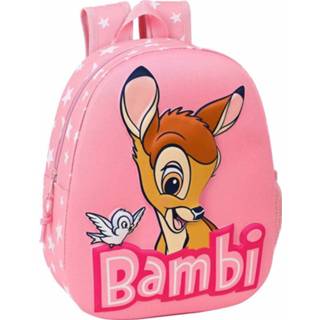 Polyester roze peuters Disney Bambi Peuterrugzak 3d - 32 X 27 10 Cm 8412688446896