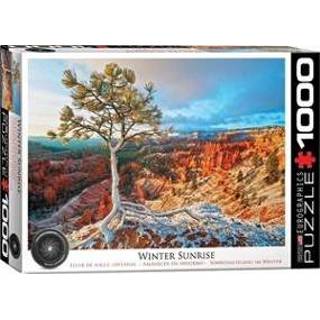 👉 Puzzel stuks Eurographics Winter Sunrise - 1000 stukjes 628136606929