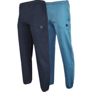 👉 Jogging broek active mannen blauw Donnay Heren - 2-Pack Joggingbroek Alec Navy & Vintage 8717528147859