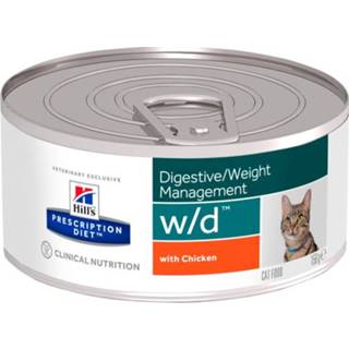 👉 Kattenvoer blik mannen Hill's Prescription Diet W/D Digestive/Weight Management - Kip 156 g 52742945507