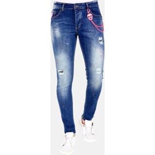 👉 Spijkerbroek denim mannen male blauw Local Fanatic slim fit stretch 1036 7435144440468 7435144441434