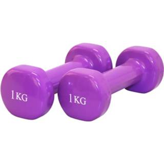 👉 Vinyl dumbbell Dumbbells - Focus Fitness 2 X 1 Kg 8718627097250