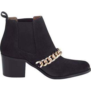 👉 Enkel laarzen voering van softmateriaal effen donkerblauw geruwd leer vrouwen blauw Enkellaarsje Alba Moda 4055708020313