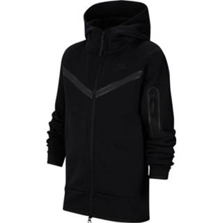👉 Sportjas XS zwart jongens Nike Sportswear Tech Fleece