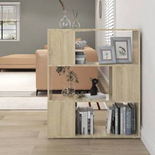 👉 Boekenkast active Boekenkast/kamerscherm 80x24x94 cm spaanplaat sonoma eikenkleur 8720286650844