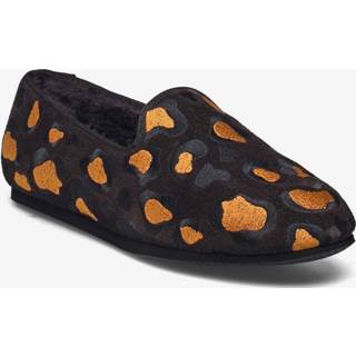 👉 Loafers bruin suede damesschoenen vrouwen HUMS Leopard loafer brown aw2001 7381032101211 7381032101228