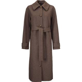 👉 Polyester l vrouwen antraciet Modström Mo karina coat