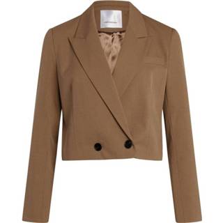 👉 Blazer polyester l vrouwen bruin Co'Couture 90226 tango crop 2221070536055
