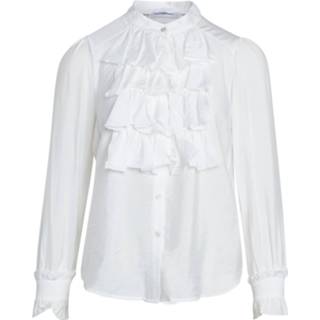 👉 Shirt wit m vrouwen Co'Couture Cc calum volant white