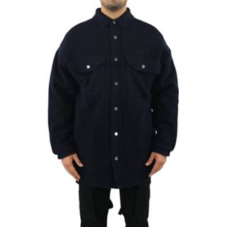 👉 Oversized shirt overhemden male blauw AMBUSH coat navy blu 8054133117717 8054133117724