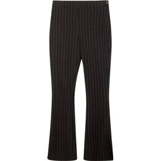 👉 Pantalon polyester m vrouwen zwart Alix The Label Lurex stripe flare 8719305126897