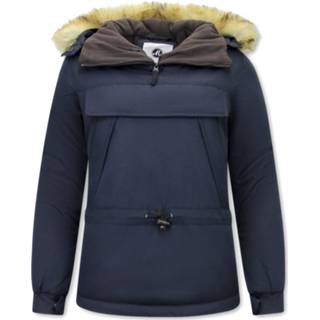 👉 Winterjas polyester l jassen vrouwen blauw Matogla Anorak met capuchon 7435144649670 7435144649649 7435144649656 7435144649663