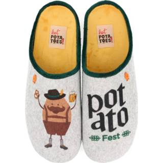 👉 Pantoffels grijs textiel mannen Hot Potatoes Garesnica 61066 Grijs-41 8434608889422