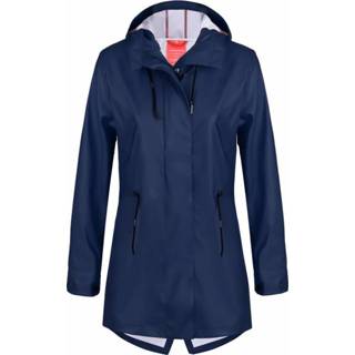 👉 Regenjas polyester l vrouwen blauw Dingy Weather dames slanke jacket Ella