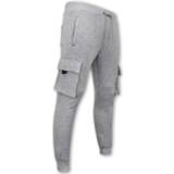 👉 Trainingsbroek mannen male grijs l polyester IKAO Paris met ritszakken 7435144644637 7435144644606 7435144644613 7435144644620