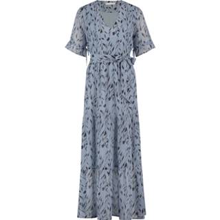 👉 Jurk polyester s jurken vrouwen blauw Freebird Josephine