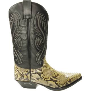 👉 Cowboylaars leer male ecru mannen Sendra Cowboylaarzen 2605p 8720364991586