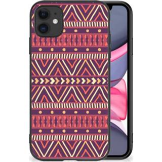 👉 Paars IPhone 11 Back Case Aztec 8720632024923