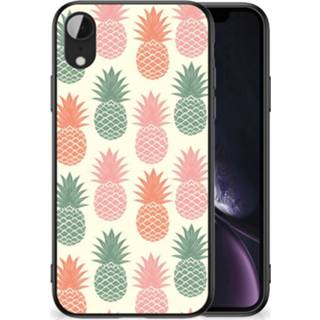 👉 Coverhoes Apple iPhone XR Back Cover Hoesje Ananas 8720632151773