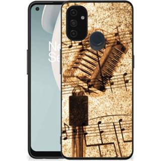 👉 Bladmuziek silicone OnePlus Nord N100 Back Case 8720632347428