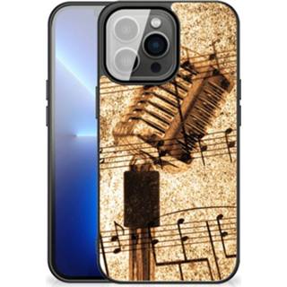 Bladmuziek silicone IPhone 13 Pro Max Back Case 8720632399175