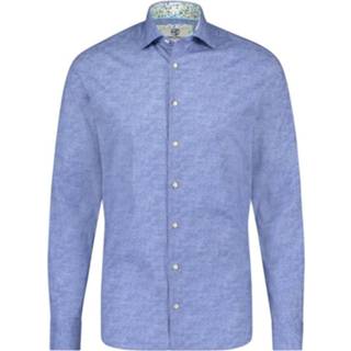 👉 Shirt lange mouw XXXL overhemden male blauw Companeros