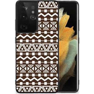 👉 Bruin Samsung Galaxy S21 Ultra Back Case Aztec Brown 8720632219183